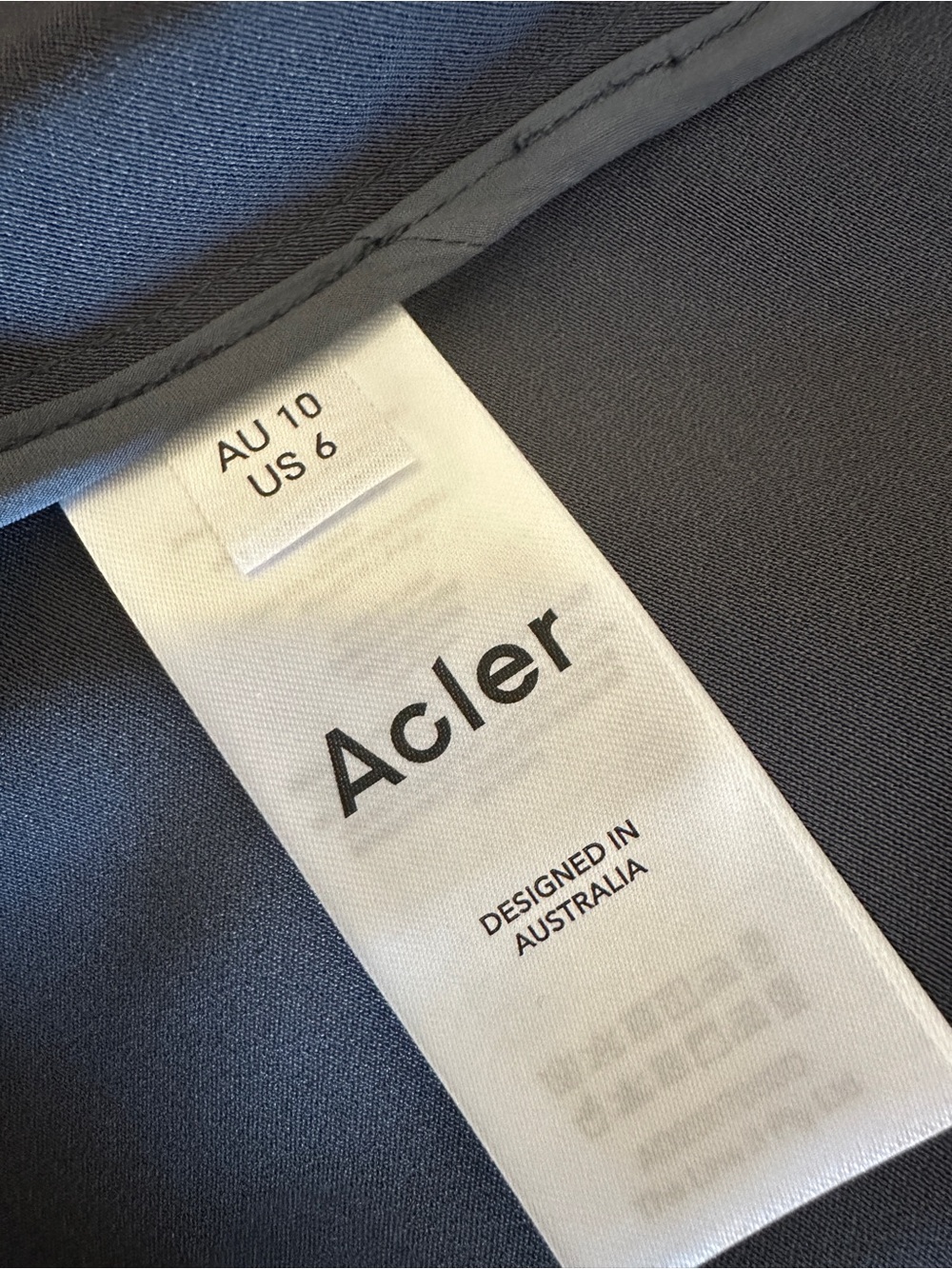 Acler Glatton Gathered Satin Maxi Dress,sz 6, New, Gray - Picture 14 of 15